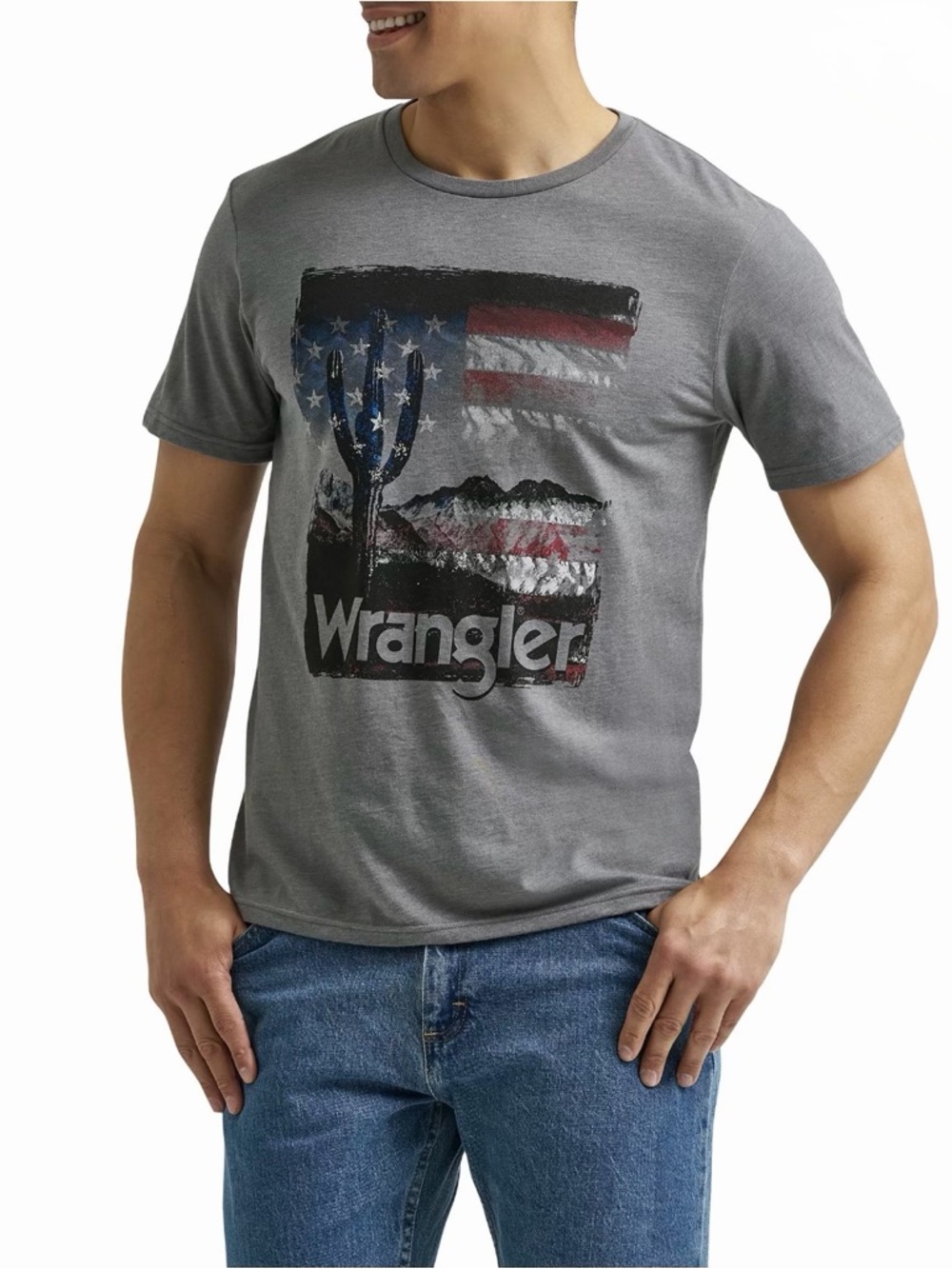NWOT - Wrangler Graphic USA Flag T-Shirt